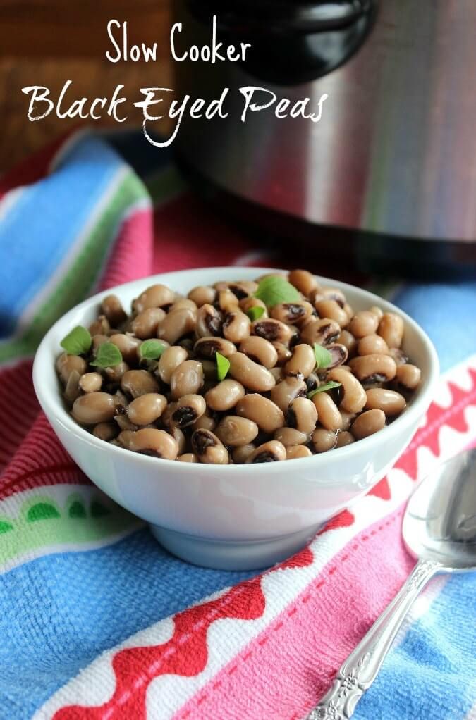 Black Eyed Peas are easy from the slow cooker. A ...