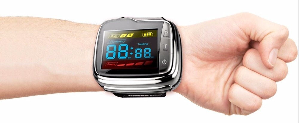 Home laser glucose monitor wrist cold laser blood pressure ...