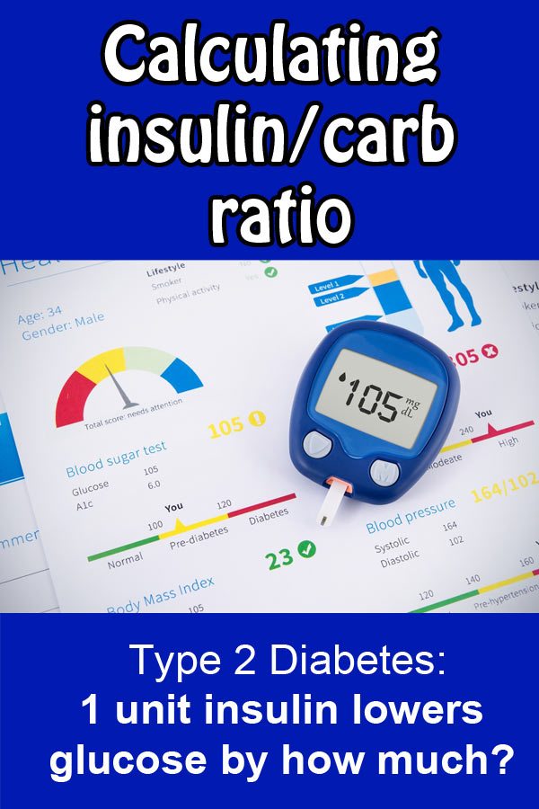 Insulin To Carb Ratio And Sensitivity Factor