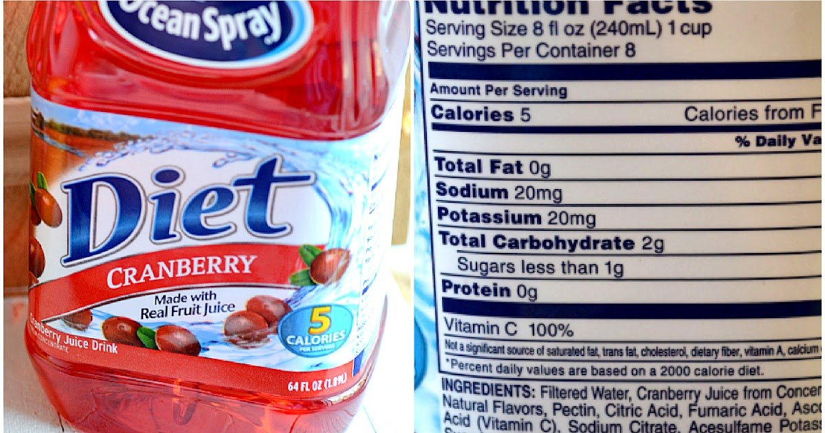 Is Diet Ocean Spray Cranberry Juice Good For Diabetics ...