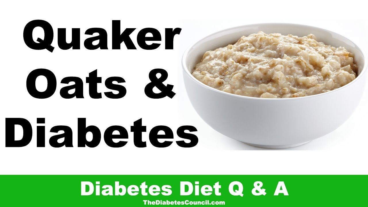 Is Quaker Oats Good For Diabetes