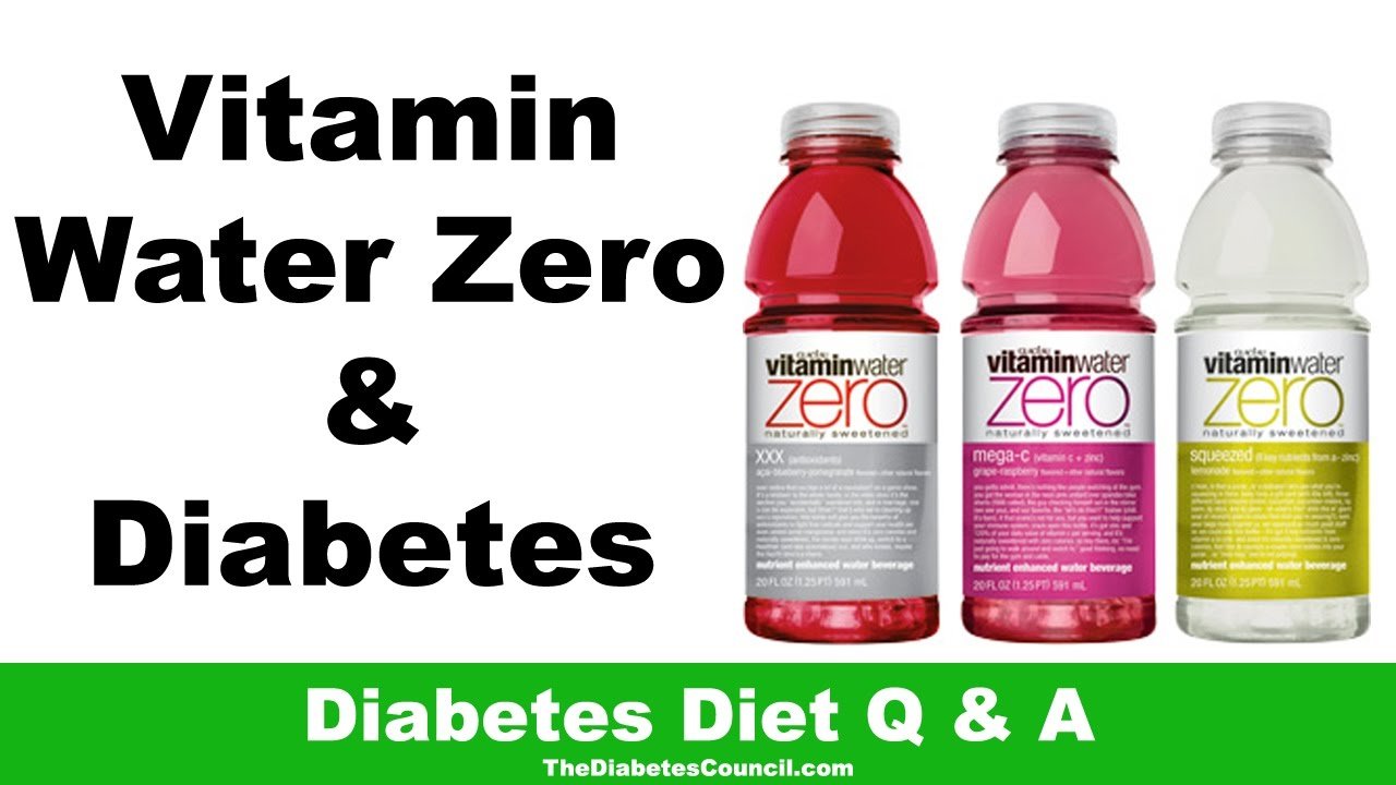 Is Vitamin Water Zero Good For Diabetes?