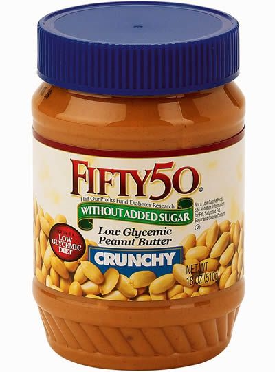 Sugar Free Peanut Butter from FIFTY 50 Foods