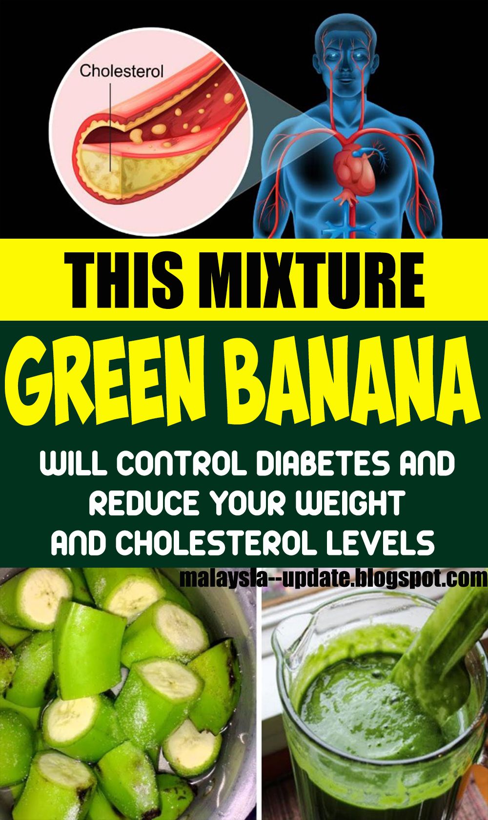 This Green Banana Mixture Will Control Diabetes And Reduce ...
