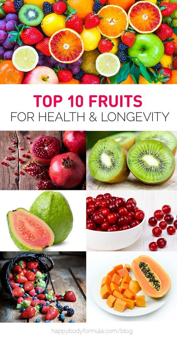 Top 10 Healthiest Fruits for Longevity